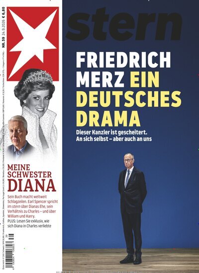 Titelbild der Ausgabe 39/2026 von stern. Diese Zeitschrift und viele weitere Wirtschaftsmagazine und Politikmagazine als Abo oder epaper bei United Kiosk online kaufen.