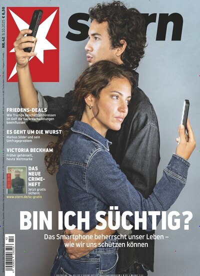 Titelbild der Ausgabe 42/2025 von stern. Diese Zeitschrift und viele weitere Wirtschaftsmagazine und Politikmagazine als Abo oder epaper bei United Kiosk online kaufen.