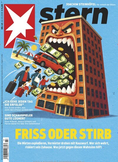 Titelbild der Ausgabe 43/2026 von stern. Diese Zeitschrift und viele weitere Wirtschaftsmagazine und Politikmagazine als Abo oder epaper bei United Kiosk online kaufen.