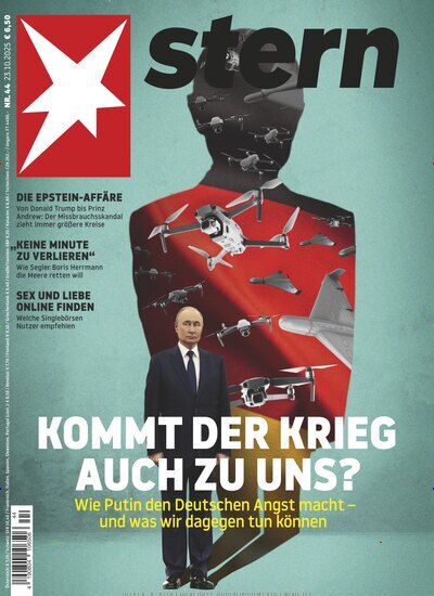 Titelbild der Ausgabe 44/2025 von stern. Diese Zeitschrift und viele weitere Wirtschaftsmagazine und Politikmagazine als Abo oder epaper bei United Kiosk online kaufen.
