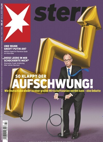 Titelbild der Ausgabe 47/2025 von stern. Diese Zeitschrift und viele weitere Wirtschaftsmagazine und Politikmagazine als Abo oder epaper bei United Kiosk online kaufen.