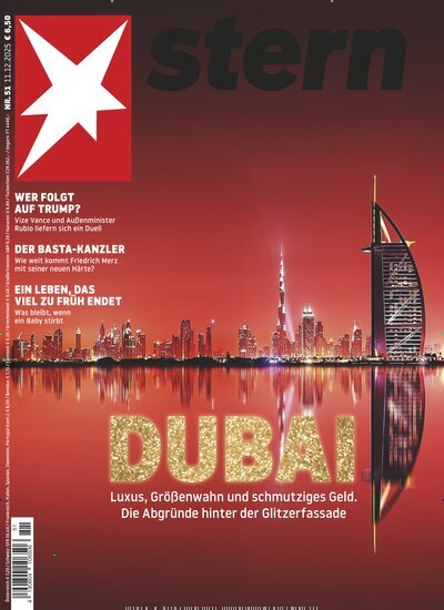 Titelbild der Ausgabe 51/2025 von stern. Diese Zeitschrift und viele weitere Wirtschaftsmagazine und Politikmagazine als Abo oder epaper bei United Kiosk online kaufen.