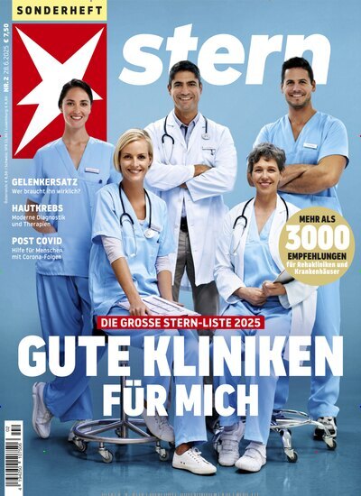 Titelbild der Ausgabe 2/2025 von stern Extra. Diese Zeitschrift und viele weitere Wirtschaftsmagazine und Politikmagazine als Abo oder epaper bei United Kiosk online kaufen.
