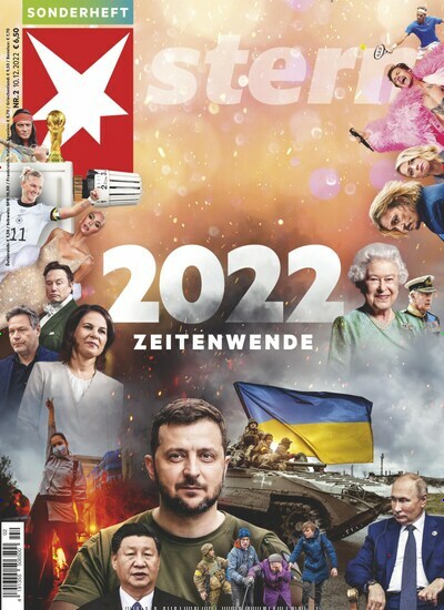 Titelbild der Ausgabe 2/2022 von stern Sonderheft Jahresrückblick. Diese Zeitschrift und viele weitere Wirtschaftsmagazine und Politikmagazine als Abo oder epaper bei United Kiosk online kaufen.