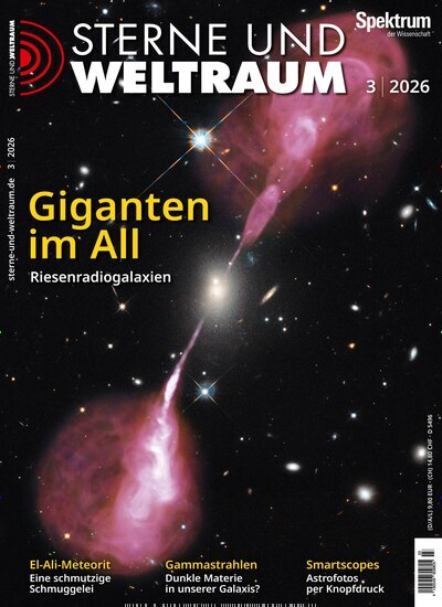 Titelbild der Ausgabe 3/2026 von Sterne und Weltraum. Diese Zeitschrift und viele weitere Reisemagazine, Freizeitmagazine und Wissensmagazine als Abo oder epaper bei United Kiosk online kaufen.