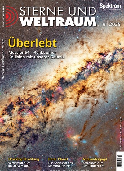 Titelbild der Ausgabe 9/2025 von Sterne und Weltraum. Diese Zeitschrift und viele weitere Reisemagazine, Freizeitmagazine und Wissensmagazine als Abo oder epaper bei United Kiosk online kaufen.
