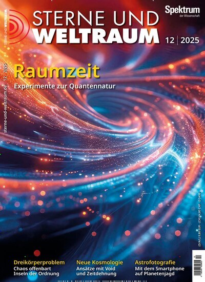 Titelbild der Ausgabe 12/2025 von Sterne und Weltraum. Diese Zeitschrift und viele weitere Reisemagazine, Freizeitmagazine und Wissensmagazine als Abo oder epaper bei United Kiosk online kaufen.