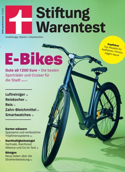 Titelbild der Ausgabe 5/2026 von Stiftung Warentest. Diese Zeitschrift und viele weitere Wirtschaftsmagazine und Politikmagazine als Abo oder epaper bei United Kiosk online kaufen.