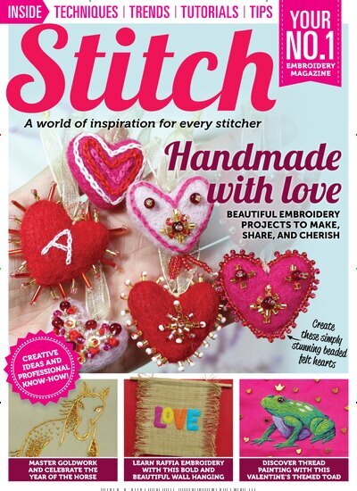 Titelbild der Ausgabe 1/2026 von Stitch. Diese Zeitschrift und viele weitere Modemagazine und DIY-Magazine als Abo oder epaper bei United Kiosk online kaufen.