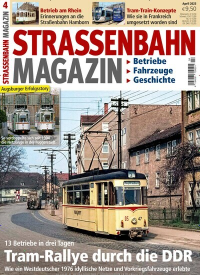 Titelbild der Ausgabe 4/2023 von Strassenbahn Magazin. Diese Zeitschrift und viele weitere Reisemagazine, Freizeitmagazine und Wissensmagazine als Abo oder epaper bei United Kiosk online kaufen.
