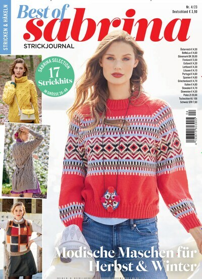 Titelbild der Ausgabe 4/2023 von Stricken & Häkeln. Diese Zeitschrift und viele weitere Modemagazine und DIY-Magazine als Abo oder epaper bei United Kiosk online kaufen.