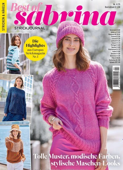 Titelbild der Ausgabe 4/2025 von Stricken & Häkeln. Diese Zeitschrift und viele weitere Modemagazine und DIY-Magazine als Abo oder epaper bei United Kiosk online kaufen.