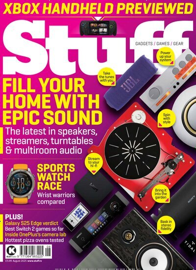 Titelbild der Ausgabe 8/2025 von Stuff. Diese Zeitschrift und viele weitere Computerzeitschriften, Tabletmagazine und Smartphonemagazine als Abo oder epaper bei United Kiosk online kaufen.