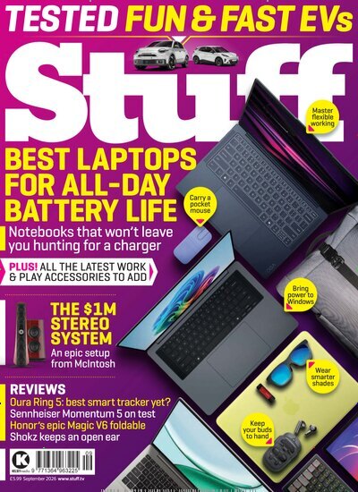 Titelbild der Ausgabe 9/2026 von Stuff. Diese Zeitschrift und viele weitere Computerzeitschriften, Tabletmagazine und Smartphonemagazine als Abo oder epaper bei United Kiosk online kaufen.