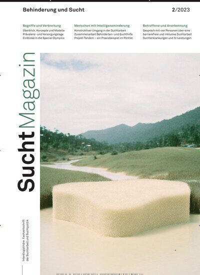 Titelbild der Ausgabe 2/2023 von SuchtMagazin. Diese Zeitschrift und viele weitere Pflegezeitschriften und medizinische Fachzeitschriften als Abo oder epaper bei United Kiosk online kaufen.
