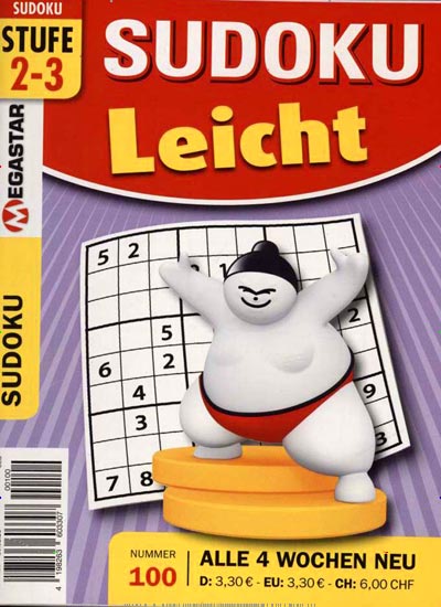 Titelbild der Ausgabe 100/2020 von Sudoku leicht. Diese Zeitschrift und viele weitere Groschenromane und Rätselhefte als Abo oder epaper bei United Kiosk online kaufen.