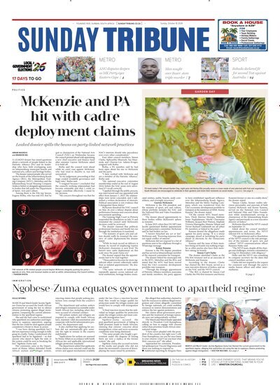 Titelbild der Ausgabe 42/2026 von Sunday Tribune. Diese Zeitschrift und viele weitere Zeitungsabos als Abo oder epaper bei United Kiosk online kaufen.