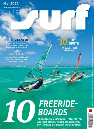 Titelbild der Ausgabe 5/2024 von surf. Diese Zeitschrift und viele weitere Sportmagazine als Abo oder epaper bei United Kiosk online kaufen.