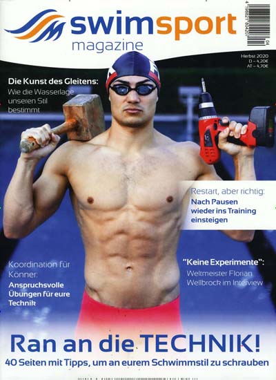 Titelbild der Ausgabe 4/2020 von swimsport magazine. Diese Zeitschrift und viele weitere Sportmagazine als Abo oder epaper bei United Kiosk online kaufen.