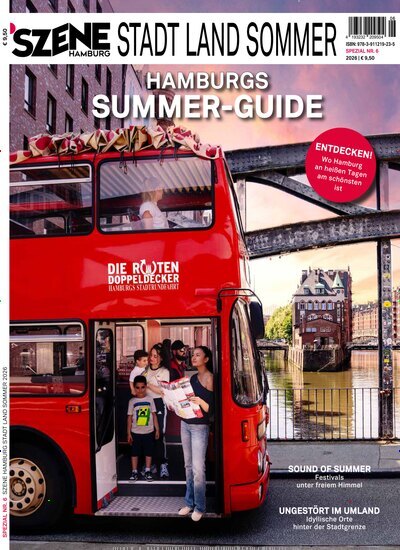 Titelbild der Ausgabe 6/2026 von Szene Hamburg Stadt Land Sommer. Diese Zeitschrift und viele weitere Reisemagazine, Freizeitmagazine und Wissensmagazine als Abo oder epaper bei United Kiosk online kaufen.