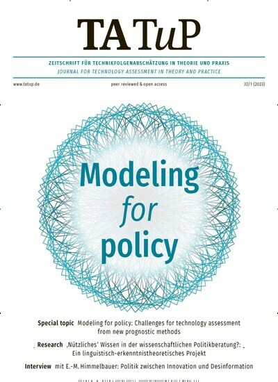 Titelbild der Ausgabe 1/2023 von TA TuP. Diese Zeitschrift und viele weitere Wissenschaftsmagazine als Abo oder epaper bei United Kiosk online kaufen.
