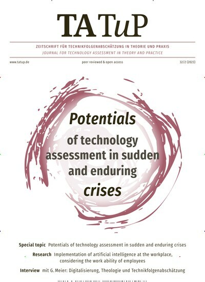 Titelbild der Ausgabe 2/2023 von TA TuP. Diese Zeitschrift und viele weitere Wissenschaftsmagazine als Abo oder epaper bei United Kiosk online kaufen.