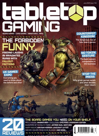 Titelbild der Ausgabe 103/2025 von Tabletop Gaming. Diese Zeitschrift und viele weitere Reisemagazine, Freizeitmagazine und Wissensmagazine als Abo oder epaper bei United Kiosk online kaufen.
