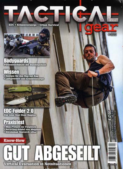Titelbild der Ausgabe 4/2022 von Tactical gear. Diese Zeitschrift und viele weitere Reisemagazine, Freizeitmagazine und Wissensmagazine als Abo oder epaper bei United Kiosk online kaufen.