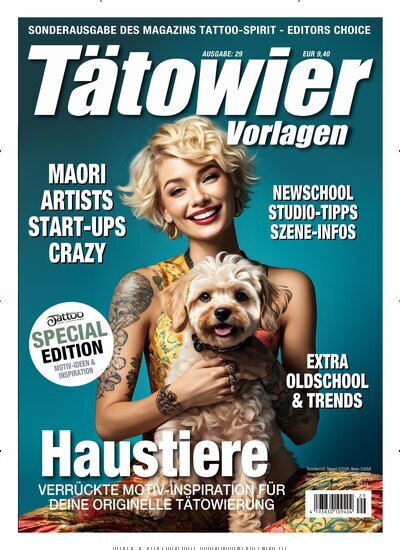 Titelbild der Ausgabe 29/2025 von Tätowiervorlagen. Diese Zeitschrift und viele weitere Reisemagazine, Freizeitmagazine und Wissensmagazine als Abo oder epaper bei United Kiosk online kaufen.