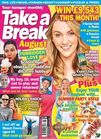 Titelbild der Ausgabe 8/2025 von Take a Break Monthly. Diese Zeitschrift und viele weitere Frauenzeitschriften als Abo oder epaper bei United Kiosk online kaufen.