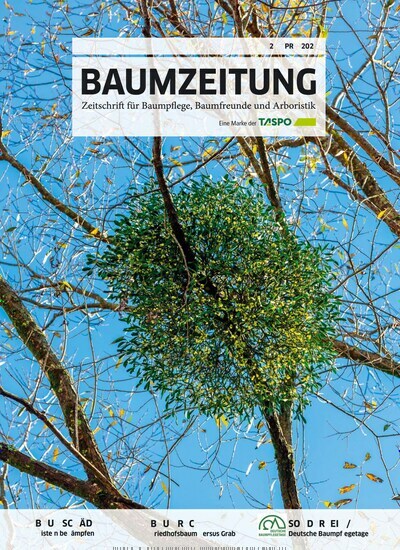 Titelbild der Ausgabe 2/2024 von Taspo Baumzeitung. Diese Zeitschrift und viele weitere Naturzeitschriften, Landwirtschaftszeitungen und Umweltmagazine als Abo oder epaper bei United Kiosk online kaufen.