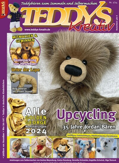 Titelbild der Ausgabe 2/2024 von Teddys kreativ. Diese Zeitschrift und viele weitere Reisemagazine, Freizeitmagazine und Wissensmagazine als Abo oder epaper bei United Kiosk online kaufen.