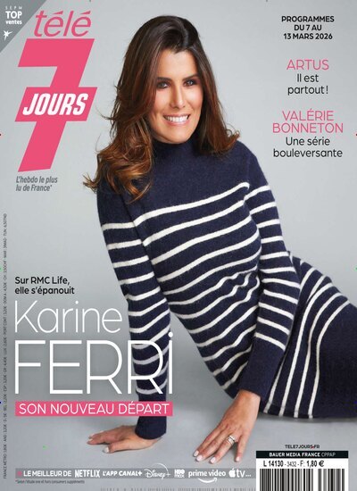 Titelbild der Ausgabe 9/2026 von Tele 7 Jours. Diese Zeitschrift und viele weitere Tv Magazine International als Abo oder epaper bei United Kiosk online kaufen.