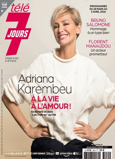 Titelbild der Ausgabe 11/2026 von Tele 7 Jours. Diese Zeitschrift und viele weitere Tv Magazine International als Abo oder epaper bei United Kiosk online kaufen.