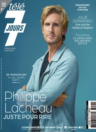 Titelbild der Ausgabe 17/2026 von Tele 7 Jours. Diese Zeitschrift und viele weitere Tv Magazine International als Abo oder epaper bei United Kiosk online kaufen.