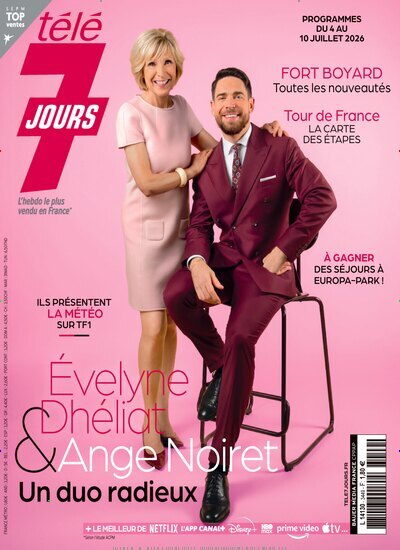 Titelbild der Ausgabe 25/2026 von Tele 7 Jours. Diese Zeitschrift und viele weitere Tv Magazine International als Abo oder epaper bei United Kiosk online kaufen.