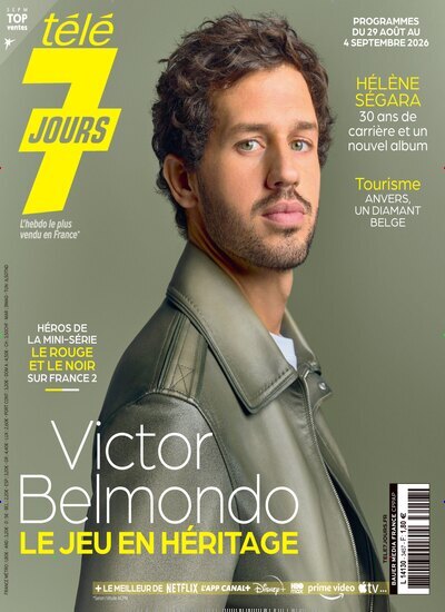 Titelbild der Ausgabe 33/2026 von Tele 7 Jours. Diese Zeitschrift und viele weitere Tv Magazine International als Abo oder epaper bei United Kiosk online kaufen.