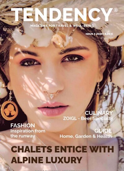 Titelbild der Ausgabe 3/2025 von Tendency International. Diese Zeitschrift und viele weitere Lifestylemagazine und Peoplemagazine als Abo oder epaper bei United Kiosk online kaufen.