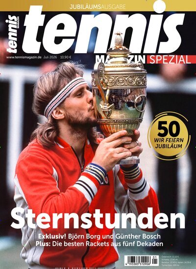 Titelbild der Ausgabe 8/2026 von tennisMAGAZIN Spezial. Diese Zeitschrift und viele weitere Sportmagazine als Abo oder epaper bei United Kiosk online kaufen.