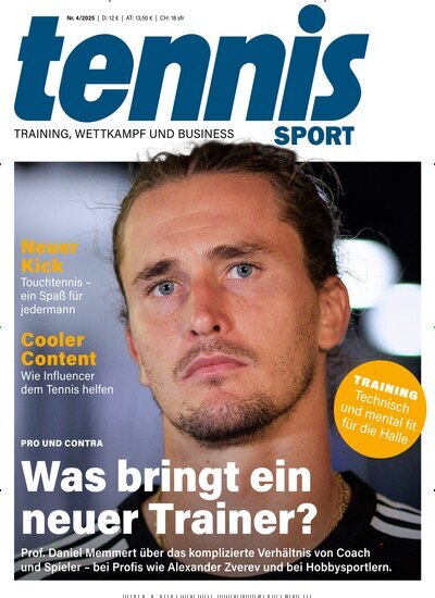 Titelbild der Ausgabe 40/2025 von tennisSPORT. Diese Zeitschrift und viele weitere Sportmagazine als Abo oder epaper bei United Kiosk online kaufen.