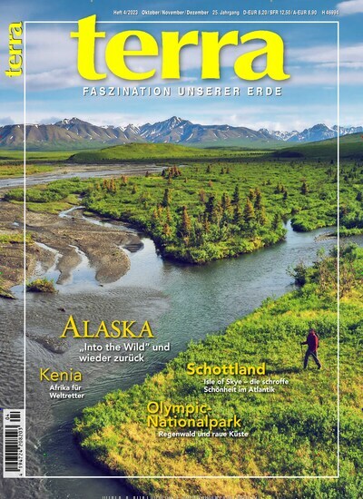 Titelbild der Ausgabe 4/2023 von terra. Diese Zeitschrift und viele weitere Reisemagazine, Freizeitmagazine und Wissensmagazine als Abo oder epaper bei United Kiosk online kaufen.