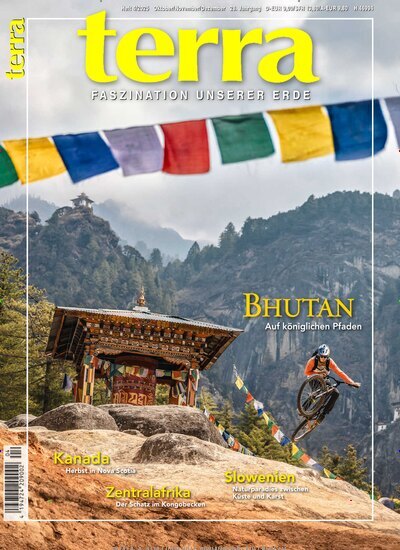 Titelbild der Ausgabe 4/2025 von terra. Diese Zeitschrift und viele weitere Reisemagazine, Freizeitmagazine und Wissensmagazine als Abo oder epaper bei United Kiosk online kaufen.