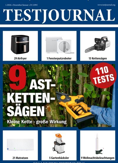 Titelbild der Ausgabe 1/2026 von Testjournal. Diese Zeitschrift und viele weitere Audiomagazine, Filmmagazine und Fotozeitschriften als Abo oder epaper bei United Kiosk online kaufen.