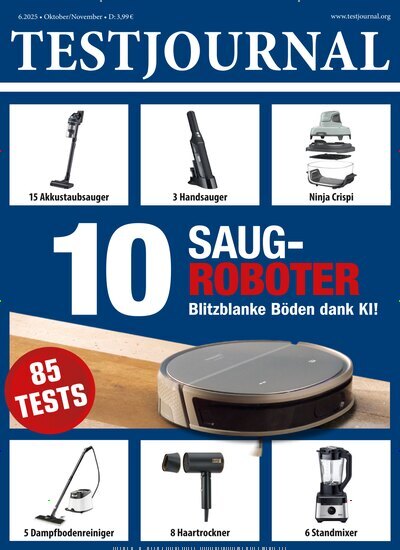 Titelbild der Ausgabe 6/2025 von Testjournal. Diese Zeitschrift und viele weitere Audiomagazine, Filmmagazine und Fotozeitschriften als Abo oder epaper bei United Kiosk online kaufen.