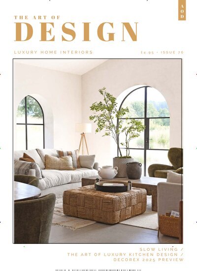 Titelbild der Ausgabe 5/2025 von The Art of Design. Diese Zeitschrift und viele weitere Gartenzeitschriften und Wohnzeitschriften als Abo oder epaper bei United Kiosk online kaufen.