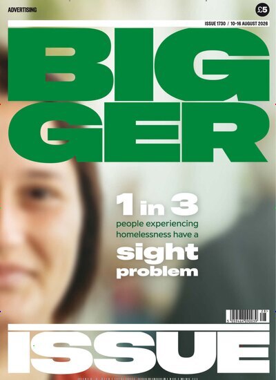 Titelbild der Ausgabe 32/2026 von The Big Issue. Diese Zeitschrift und viele weitere Wirtschaftsmagazine und Politikmagazine als Abo oder epaper bei United Kiosk online kaufen.