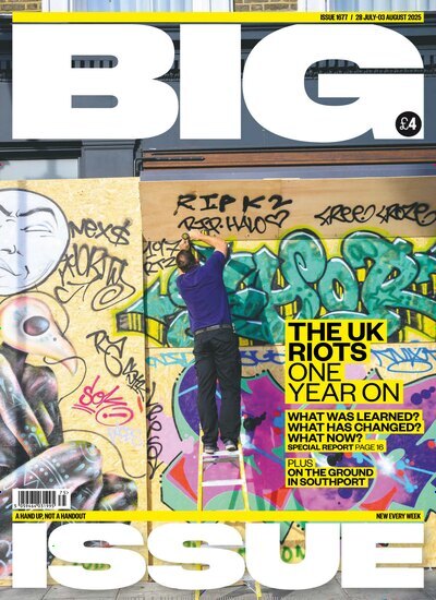 Titelbild der Ausgabe 677/2025 von The Big Issue. Diese Zeitschrift und viele weitere Wirtschaftsmagazine und Politikmagazine als Abo oder epaper bei United Kiosk online kaufen.