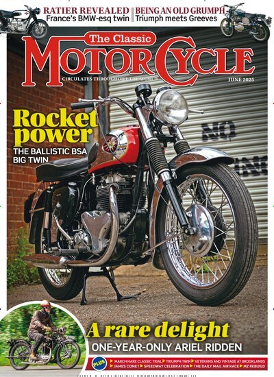 Titelbild der Ausgabe 6/2025 von The classic Motorcycle. Diese Zeitschrift und viele weitere Automagazine und Motorradzeitschriften als Abo oder epaper bei United Kiosk online kaufen.