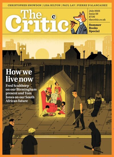 Titelbild der Ausgabe 7/2025 von The Critic. Diese Zeitschrift und viele weitere Reisemagazine, Freizeitmagazine und Wissensmagazine als Abo oder epaper bei United Kiosk online kaufen.
