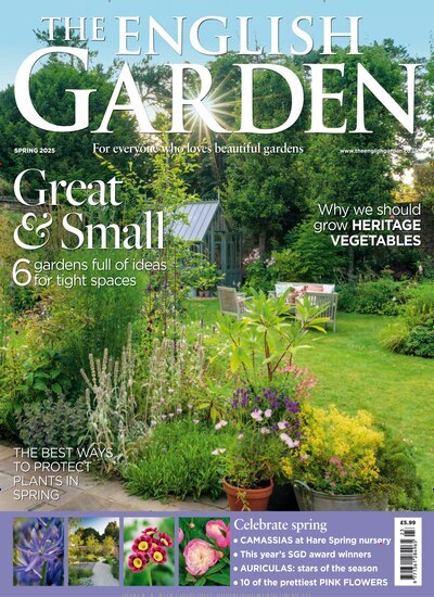 Titelbild der Ausgabe 5/2025 von The English Garden. Diese Zeitschrift und viele weitere Gartenzeitschriften und Wohnzeitschriften als Abo oder epaper bei United Kiosk online kaufen.